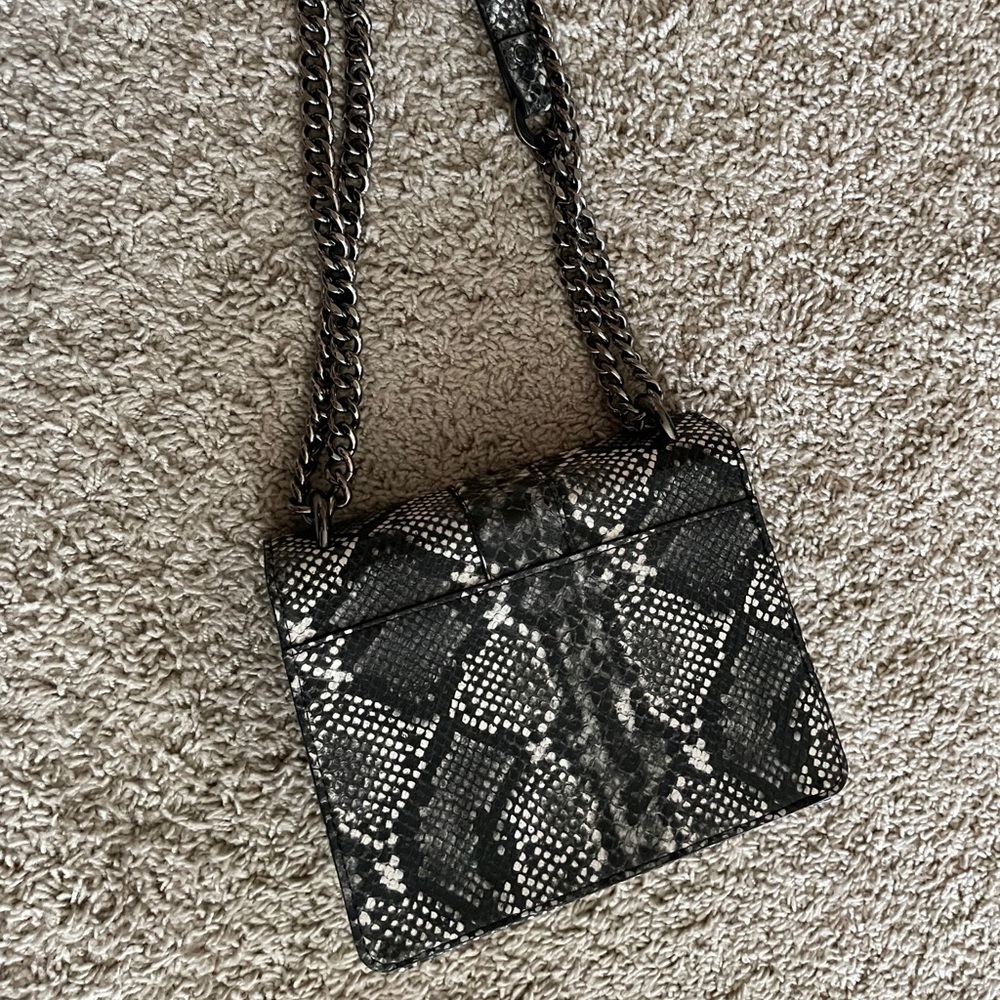 Sam Edelman Crossbody Shoulder Chain Python Bag - image 5